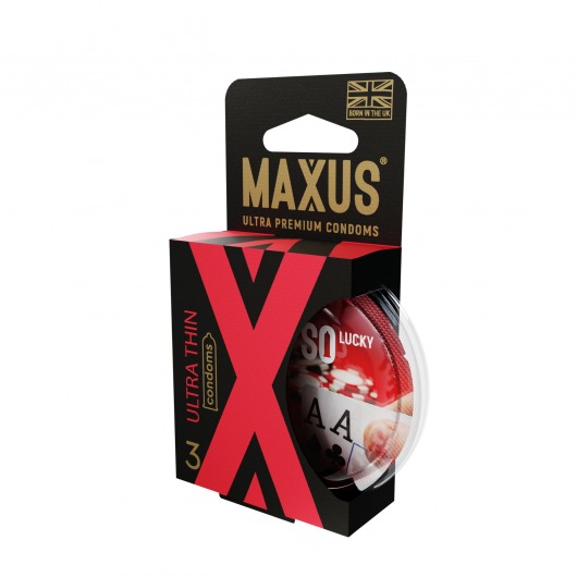 Ультратонкие презервативы MAXUS AIR Ultra Thin - 3 шт. - Maxus - купить с доставкой в Кисловодске