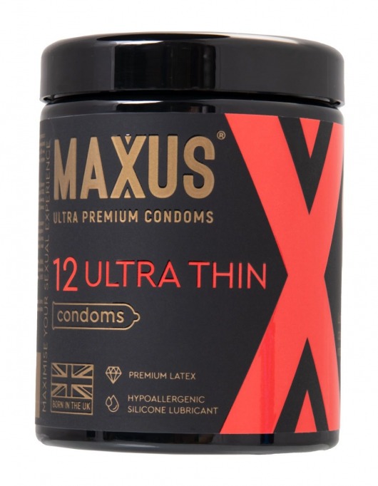Ультратонкие презервативы MAXUS Ultra Thin - 12 шт. - Maxus - купить с доставкой в Кисловодске