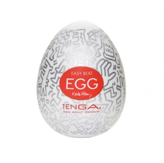 Мастурбатор-яйцо Keith Haring EGG PARTY - Tenga - в Кисловодске купить с доставкой