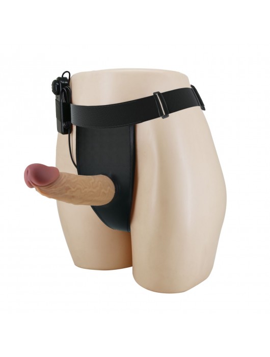 Полый вибрострапон на регулируемых трусиках Draven - 17,5 см. - Baile - купить с доставкой в Кисловодске