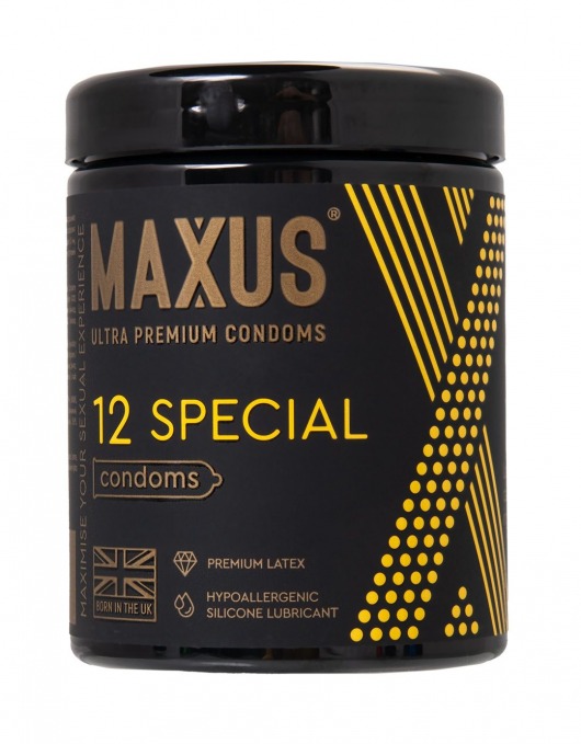 Презервативы с точками и рёбрами MAXUS Special - 12 шт. - Maxus - купить с доставкой в Кисловодске