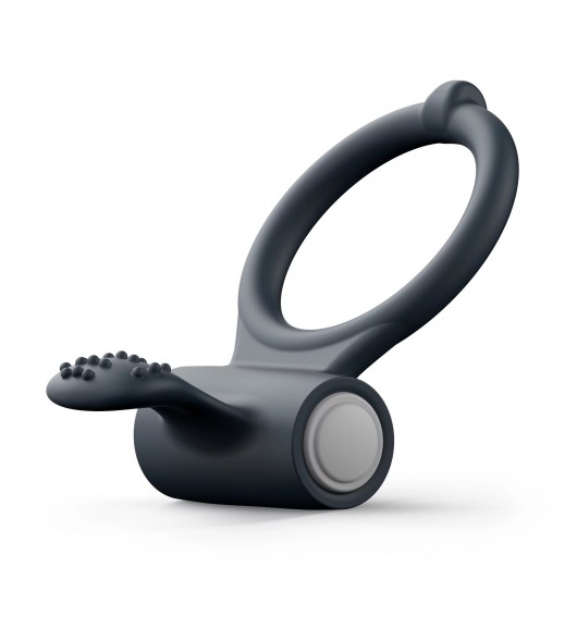 Черное эрекционное кольцо Power Clit - Dorcel - в Кисловодске купить с доставкой