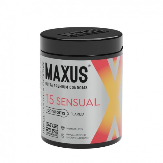 Анатомические презервативы MAXUS Sensual - 15 шт. - Maxus - купить с доставкой в Кисловодске