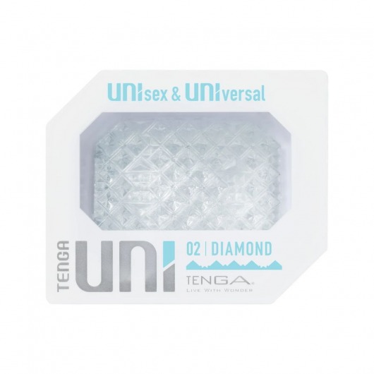 Прозрачный мастурбатор-стимулятор Tenga Uni Diamond - Tenga - в Кисловодске купить с доставкой