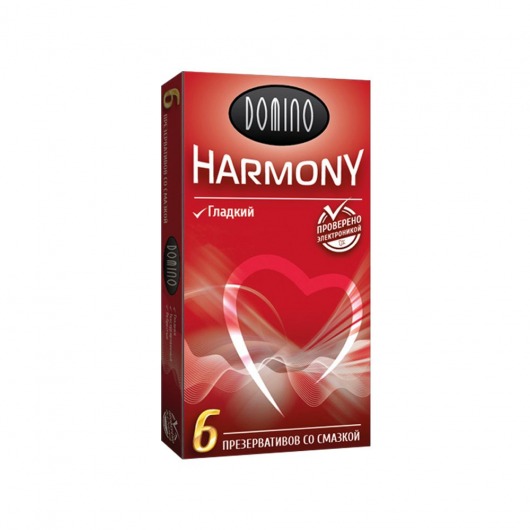 Гладкие презервативы Domino Harmony - 6 шт. - Domino - купить с доставкой в Кисловодске