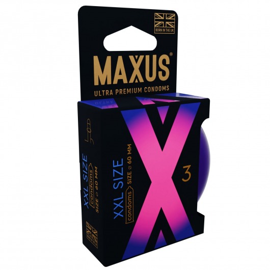 Презервативы Maxus XXL увеличенного размера - 3 шт. - Maxus - купить с доставкой в Кисловодске