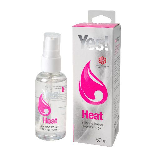 Возбуждающая силиконовая вагинальная смазка Yes Heat - 50 мл. - Sitabella - купить с доставкой в Кисловодске