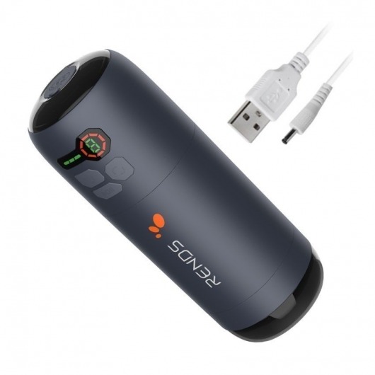 Черный вибромастурбатор Back To The Future - Rends - в Кисловодске купить с доставкой