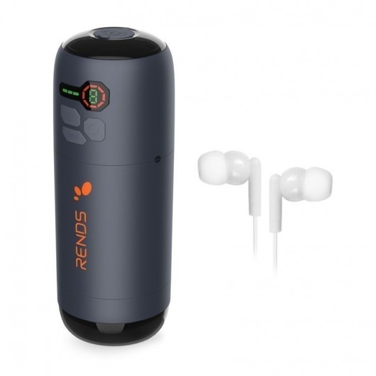 Черный вибромастурбатор Back To The Future - Rends - в Кисловодске купить с доставкой