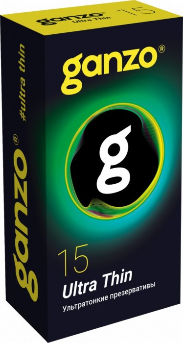 Прозрачные ультратонкие презервативы Ganzo Ultra thin - 15 шт. - Ganzo - купить с доставкой в Кисловодске