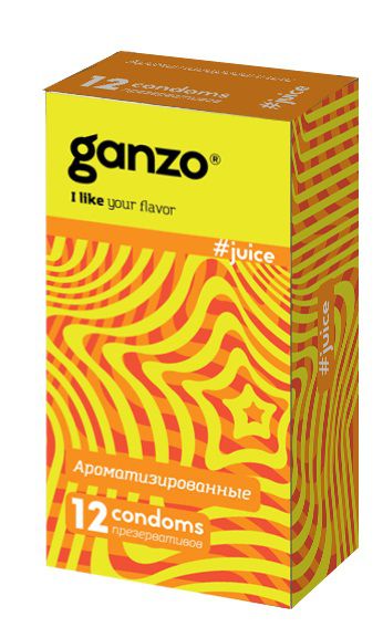Ароматизированные презервативы Ganzo Juice - 12 шт. - Ganzo - купить с доставкой в Кисловодске