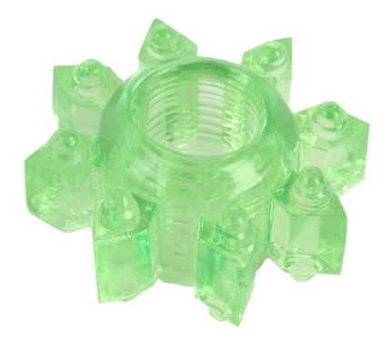 Зеленое эрекционное кольцо-звезда - Toyfa Basic - в Кисловодске купить с доставкой