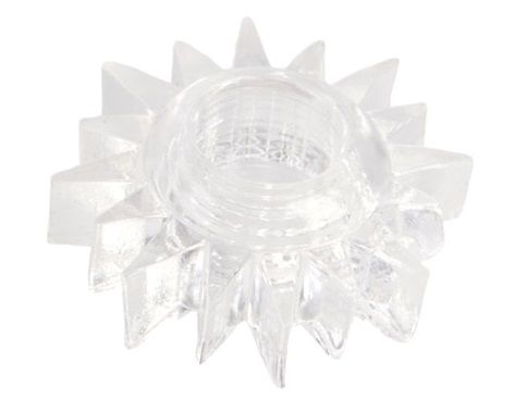 Прозрачное гелевое эрекционное кольцо-солнце - Toyfa Basic - в Кисловодске купить с доставкой