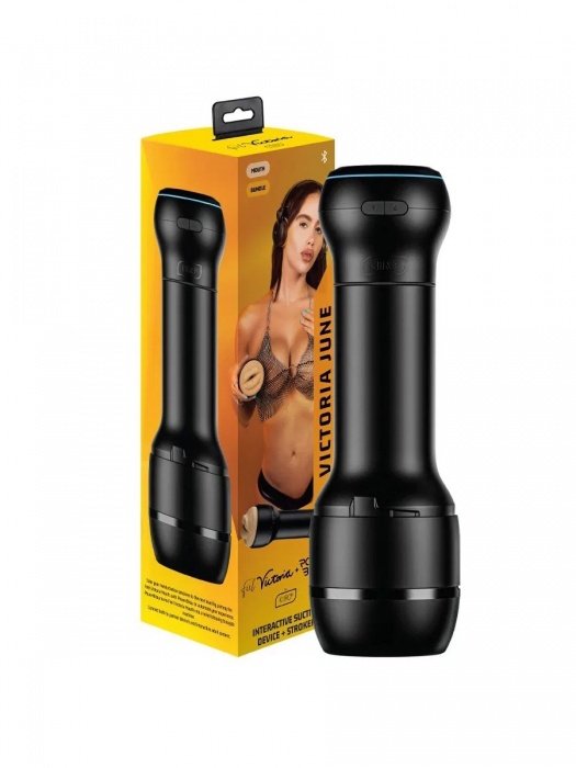 Мастурбатор-ротик с интерактивной насадкой PowerBlow   FeelVictoria Mouth - Kiiroo - в Кисловодске купить с доставкой