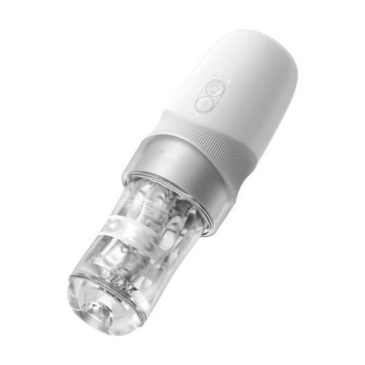 Белый автоматический мастурбатор Extra Sauce - Sauce - в Кисловодске купить с доставкой