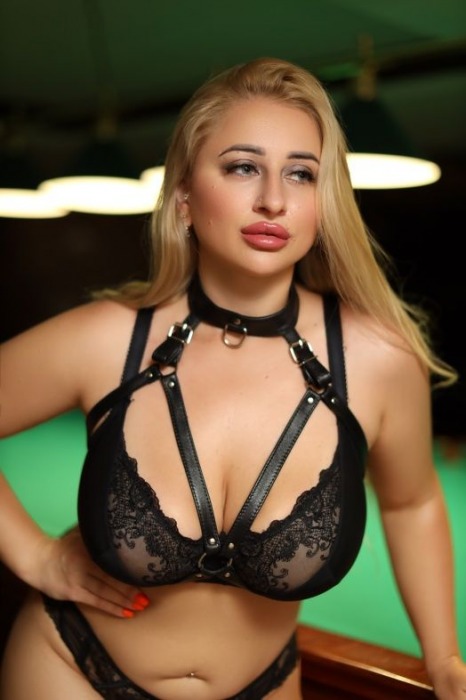 Черная кожаная сбруя с ошейником plus size из нежной кожи - БДСМ Арсенал - купить с доставкой в Кисловодске