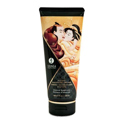 Массажный крем для тела с ароматом миндаля Almond Sweetness - 200 мл. - Shunga - купить с доставкой в Кисловодске