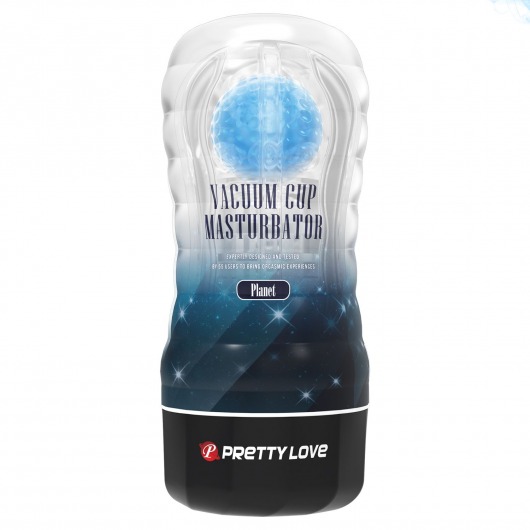 Прозрачный текстурированный мастурбатор Vacuum Cup Masturbator Planet - Baile - в Кисловодске купить с доставкой