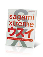 Ультратонкий презерватив Sagami Xtreme SUPERTHIN - 1 шт. - Sagami - купить с доставкой в Кисловодске