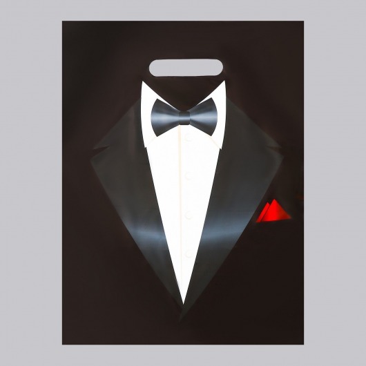 Пакет «Смокинг» полиэтиленовый с вырубной ручкой (30х40 см) - UPAK LAND - купить с доставкой в Кисловодске