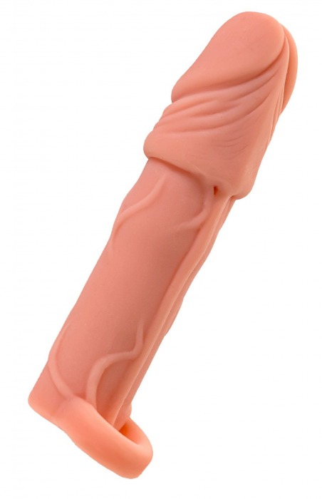 Телесная удлиняющая насадка с подхватом - 16 см. - ToyFa - в Кисловодске купить с доставкой