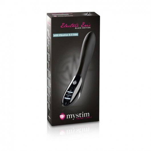 Черный вибратор с миостимуляцией Mystim Electric Eric Black Edition - 27 см. - MyStim - купить с доставкой в Кисловодске