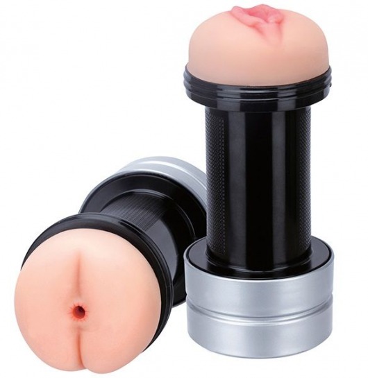 Мастурбатор 2-в-1 REALSTUFF 2 IN 1 HUMMER ANUS   VAGINA: вагина и анус - Dream Toys - в Кисловодске купить с доставкой