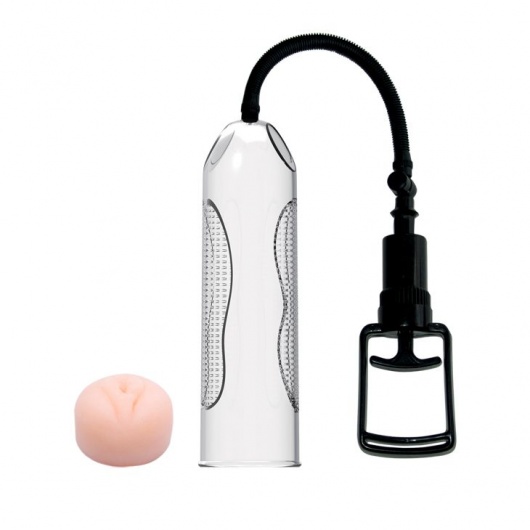 Помпа мужская со вставкой в виде вагины - 25 см. - Baile - в Кисловодске купить с доставкой