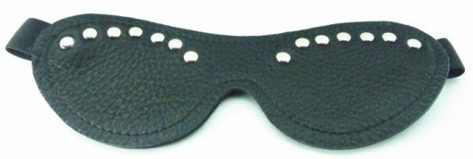 Черная маска с декором - БДСМ Арсенал - купить с доставкой в Кисловодске