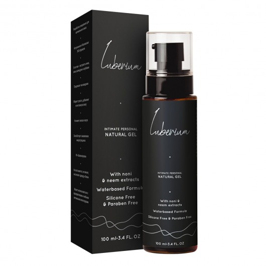 Интимный гель на водной основе с экстрактами нони и нима Luberium Natural Gel - 100 мл. - Luberium - купить с доставкой в Кисловодске