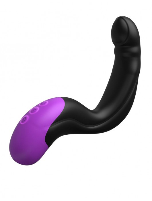 Черно-фиолетовый вибромассажёр простаты Hyper-Pulse P-Spot Massager - Pipedream - в Кисловодске купить с доставкой