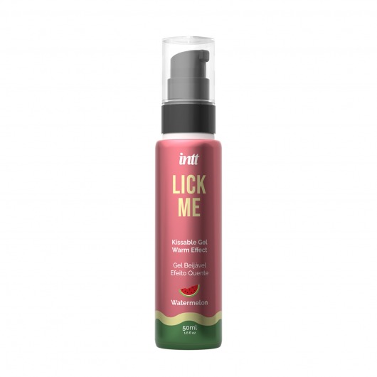 Гель Lick Me с согревающим эффектом и ароматом арбуза - 50 мл. - INTT - купить с доставкой в Кисловодске
