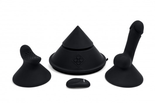 Конусный вибромассажер Cowgirl Cone с 2 насадками - CowGirl - купить с доставкой в Кисловодске