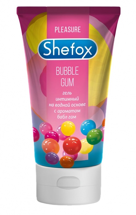 Интимная гель-смазка Shefox «Бабл гам» - 50 мл. - Shefox - купить с доставкой в Кисловодске