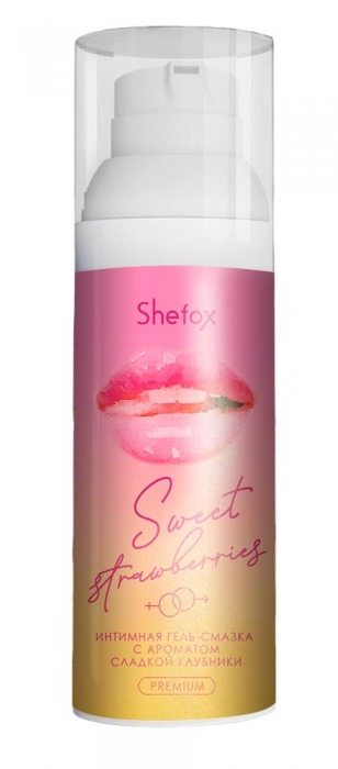 Интимная гель-смазка Shefox Premium «Сладкая клубника» - 50 мл. - Shefox - купить с доставкой в Кисловодске