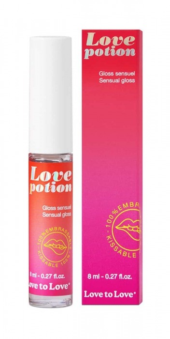 Возбуждающий блеск для губ Love Potion - 8 мл. - Love to Love - купить с доставкой в Кисловодске
