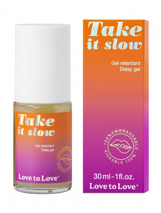 Пролонгирующий гель для мужчин Take It Slow - 30 мл. - Love to Love - купить с доставкой в Кисловодске