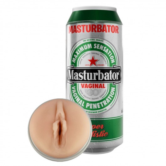 Мастурбатор-вагина Heineken Vagina II - Adrien Lastic - в Кисловодске купить с доставкой