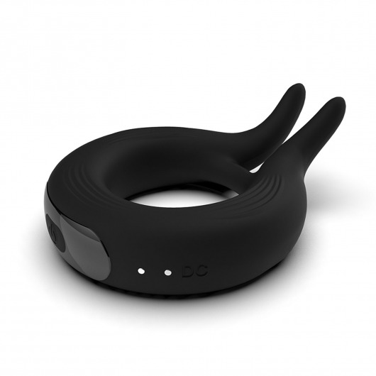 Черное эрекционное кольцо Marry Me Rechargeable Vibrating Cockring - Adrien Lastic - в Кисловодске купить с доставкой