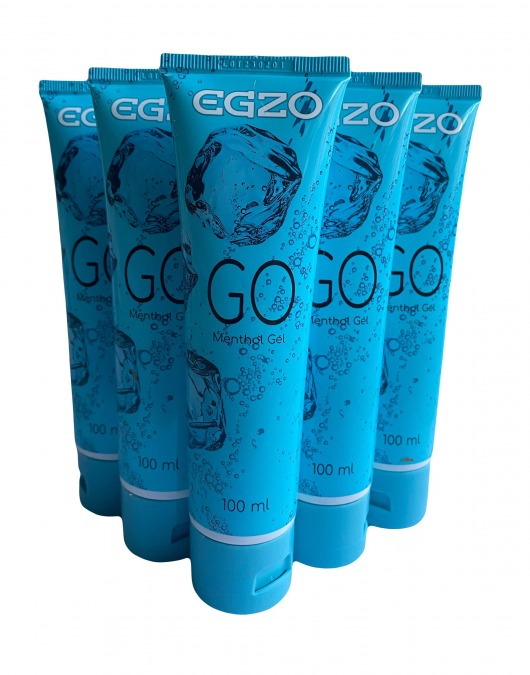 Набор из 5 пролонгирующих лубрикантов на водной основе Egzo Go (по 100 мл.) - EGZO - купить с доставкой в Кисловодске