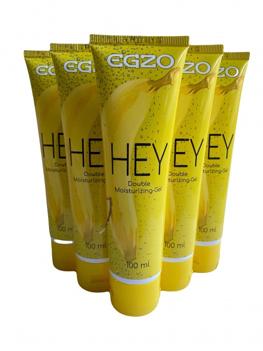 Набор из 5 анальных лубрикантов на водной основе Egzo Hey (по 100 мл.) - EGZO - купить с доставкой в Кисловодске