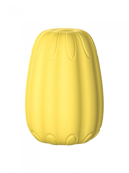 Желтый мастурбатор-яйцо Bisedze - LoveStore - в Кисловодске купить с доставкой