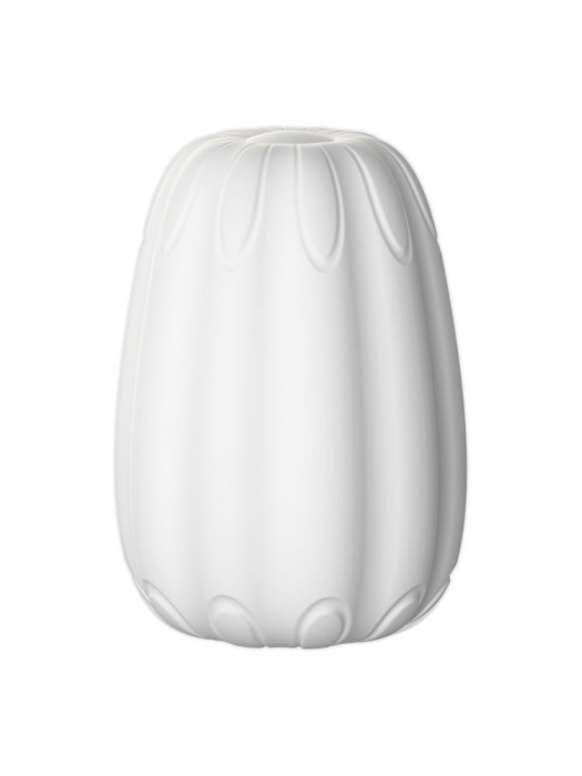 Белый мастурбатор-яйцо Bisedze - LoveStore - в Кисловодске купить с доставкой