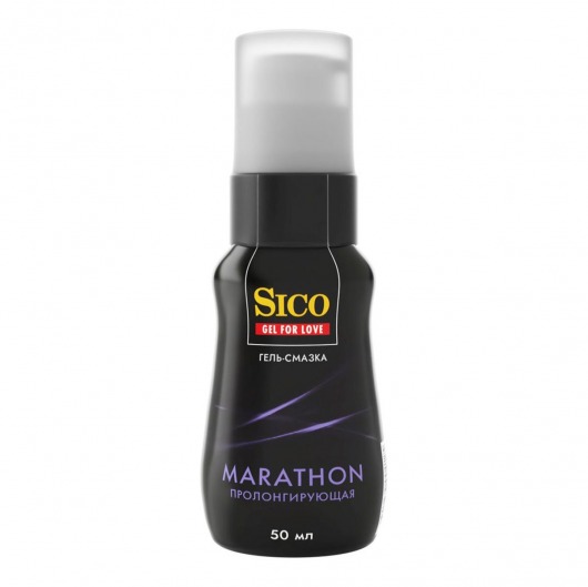 Пролонгирующая гель-смазка Sico Marathon - 50 мл. - Sico - купить с доставкой в Кисловодске