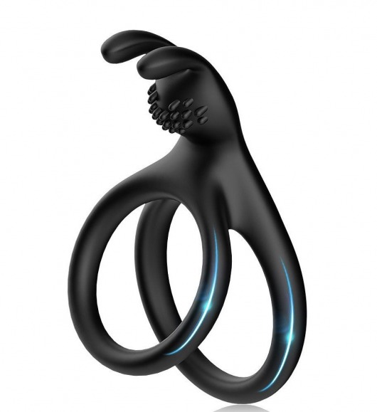 Черное эрекционное кольцо с подхватом мошонки - Boys of Toys - в Кисловодске купить с доставкой