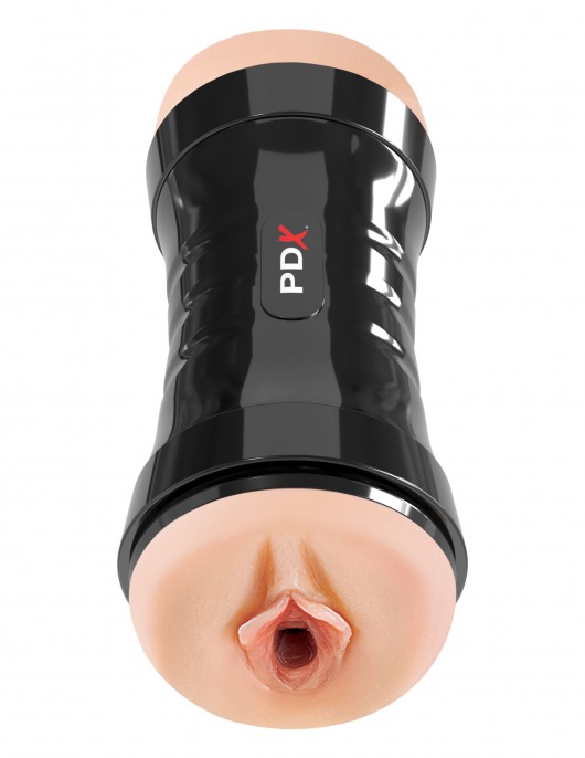 Двусторонний мастурбатор в колбе Super Flip-A-Pussy Over - Pipedream - в Кисловодске купить с доставкой