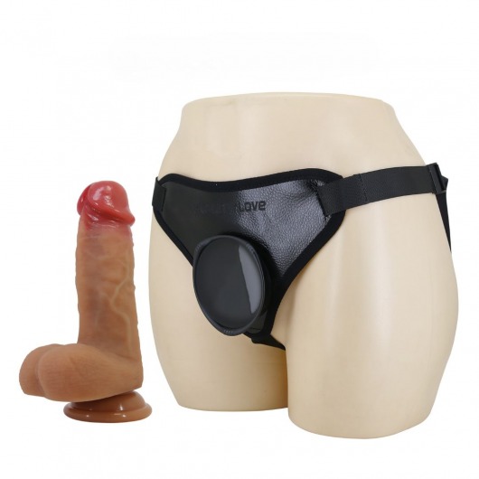 Страпон с универсальным поясом Fogg - 17,5 см. - Baile - купить с доставкой в Кисловодске