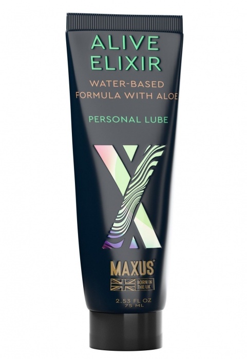 Интимный гель на водной основе MAXUS Alive Elixir - 75 мл. - Maxus - купить с доставкой в Кисловодске