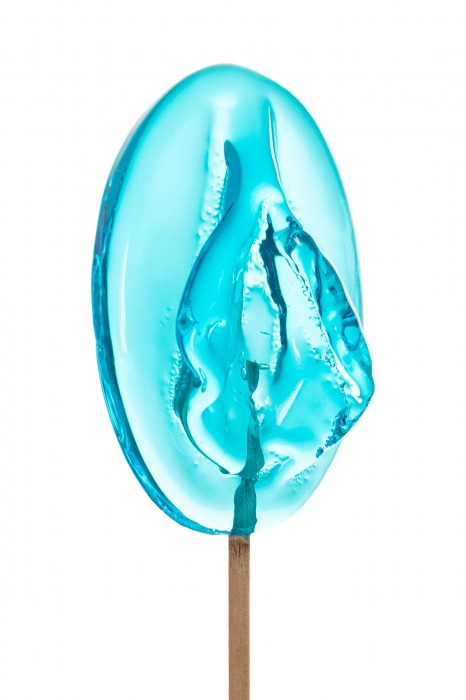 Леденец в форме вагины со вкусом блю кюрасао - 50 гр. - Sosuчki - купить с доставкой в Кисловодске