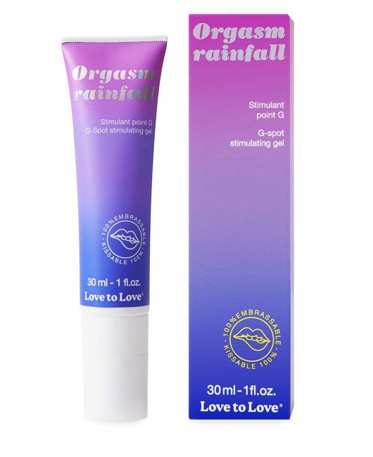 Гель для стимуляции G-точки зоны Orgasm Rainfall - 30 мл. - Love to Love - купить с доставкой в Кисловодске